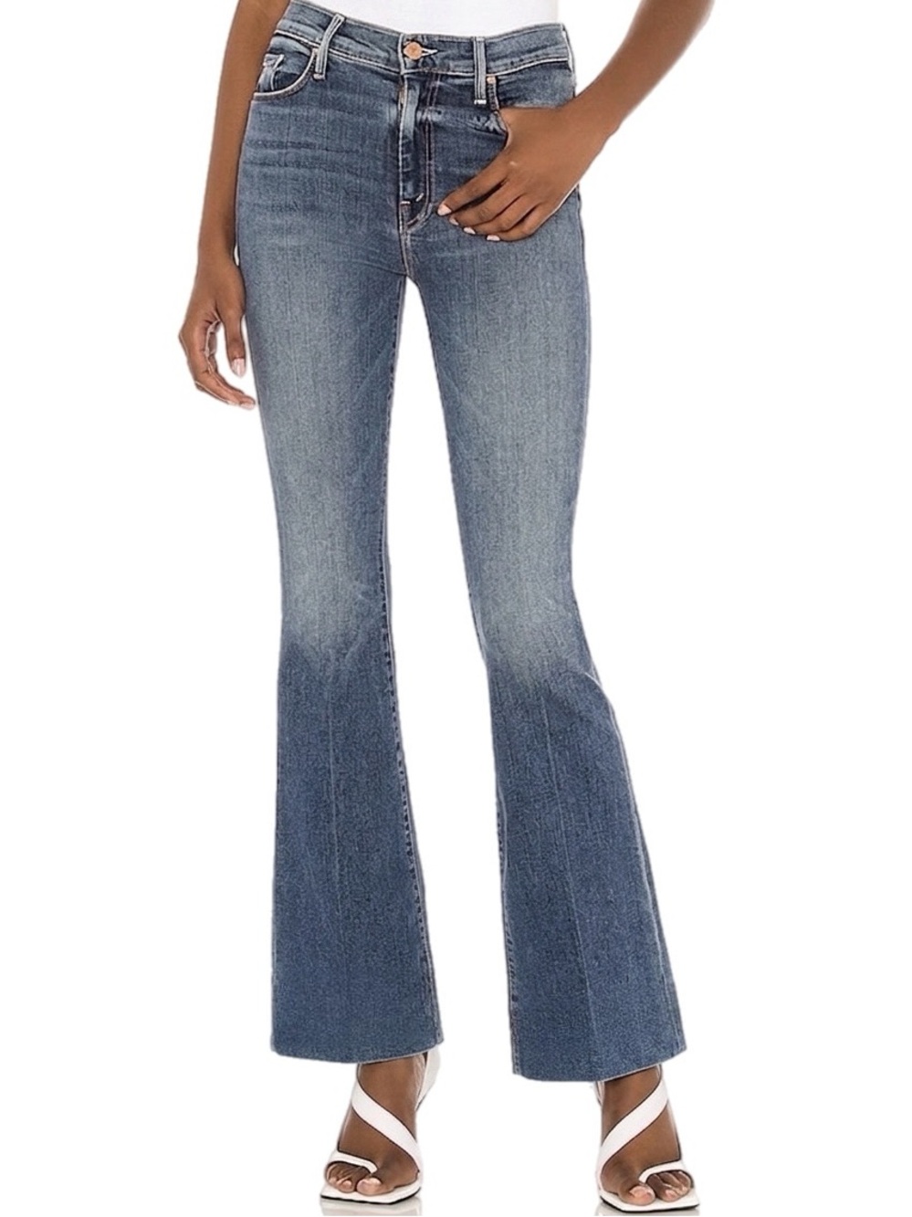 MOTHER The Weekender Fray Jean